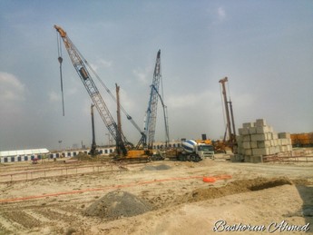 Eko Atlantic - Marina District Construction Image Credit: Bashorun Ahmed)