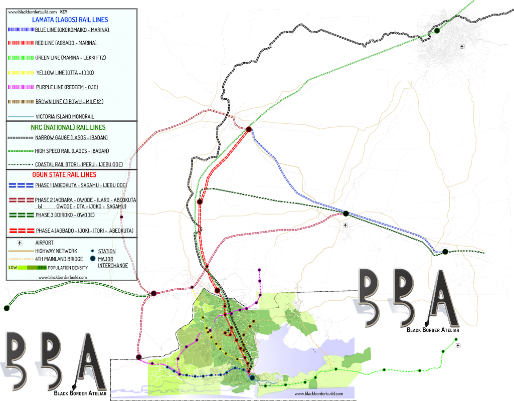 Ogun State Rail Network Route